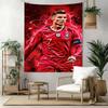 Cristiano Ronaldo Wanddekoration Wandteppich Kunst Für Haustier-Gedenken Geburtstag Hochzeitsparty Hintergrund Familien Geschenk