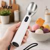 Elektryczna Łyżka do Lodów Podgrzewana Łyżka, Łyżka do Lodów z Akumulatorem i 3 Poziomami Ciepła, Łatwe Nakładanie Wyświetlacz LED, Bateria 2000 mAh do Twardych Lodów, Sorbetów, Zamrożonych Deserów