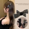 1Pcs  Bow Hair Clip Bangs Broken Hair Side Duckbill Clip Temperament  Hair Accessories