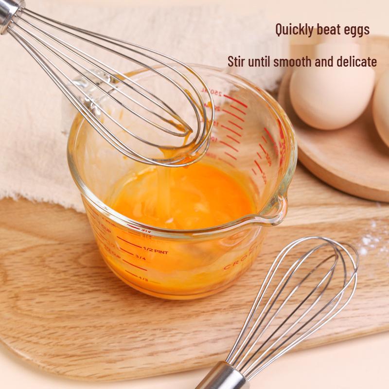 Stainless Steel Mini Egg Beater Whisk for Baking