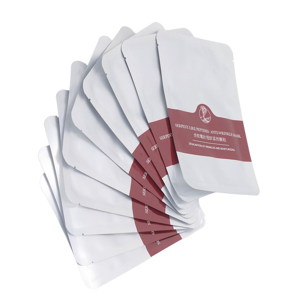 10Pcs Face Wrinkle Patch 3g Firming Moisturizing Nasolabial Folds Patch for Woman for Home Travel