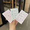 1 Sheet Elf Butterfly Rhinestone Face Stickers Kawaii Self Adhesive Weaving Butterfly Decor For Stage Concert Makeup Supplies