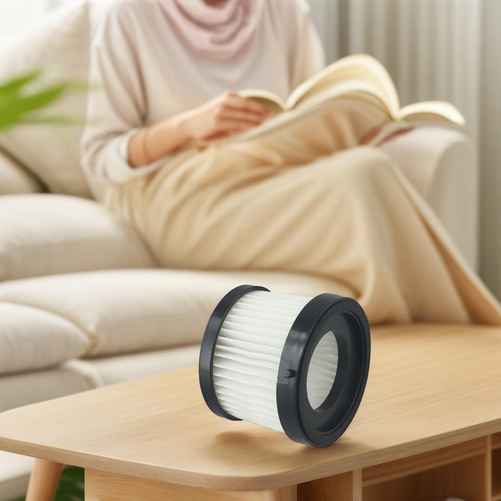 Filter For YOFIDRA Replacement Filter Sturdy Construction Traps Pet Hair Captures Fine Dust Particles Black White