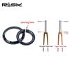 Mountain Bike Headset Downhill 44-49.7mm Cone-Shaped Compatible with 1.5 Tapered Fork Bearings Complete Set Durable Smooth