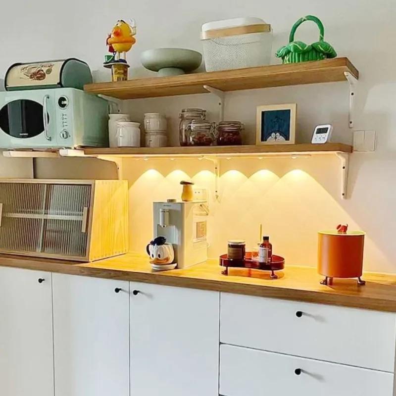 Cabinet Light USB Rechargeable Motion Sensor Ultra-thin LED Closet Light for Kitchen Wardrobe Light Fixtures 20CM/30CM/40CM