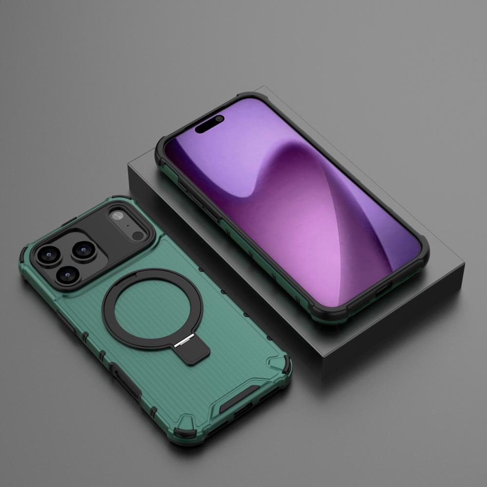 Hybrydowa obudowa z magnesem do iPhone'a 17 Air 16 15 14 Plus 13 12 11 Pro Max, metalowy uchwyt magnetyczny, półprzezroczysty, matowy