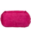 Women's Suede Shoulder Bag Vera Pelle Bolsa Fuchsia