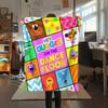 1PC Hey Duggee Patterned Flannel Blanket Suitable For All Seasons for Home Decor Warmth and Comfort Gifts Holiday Present