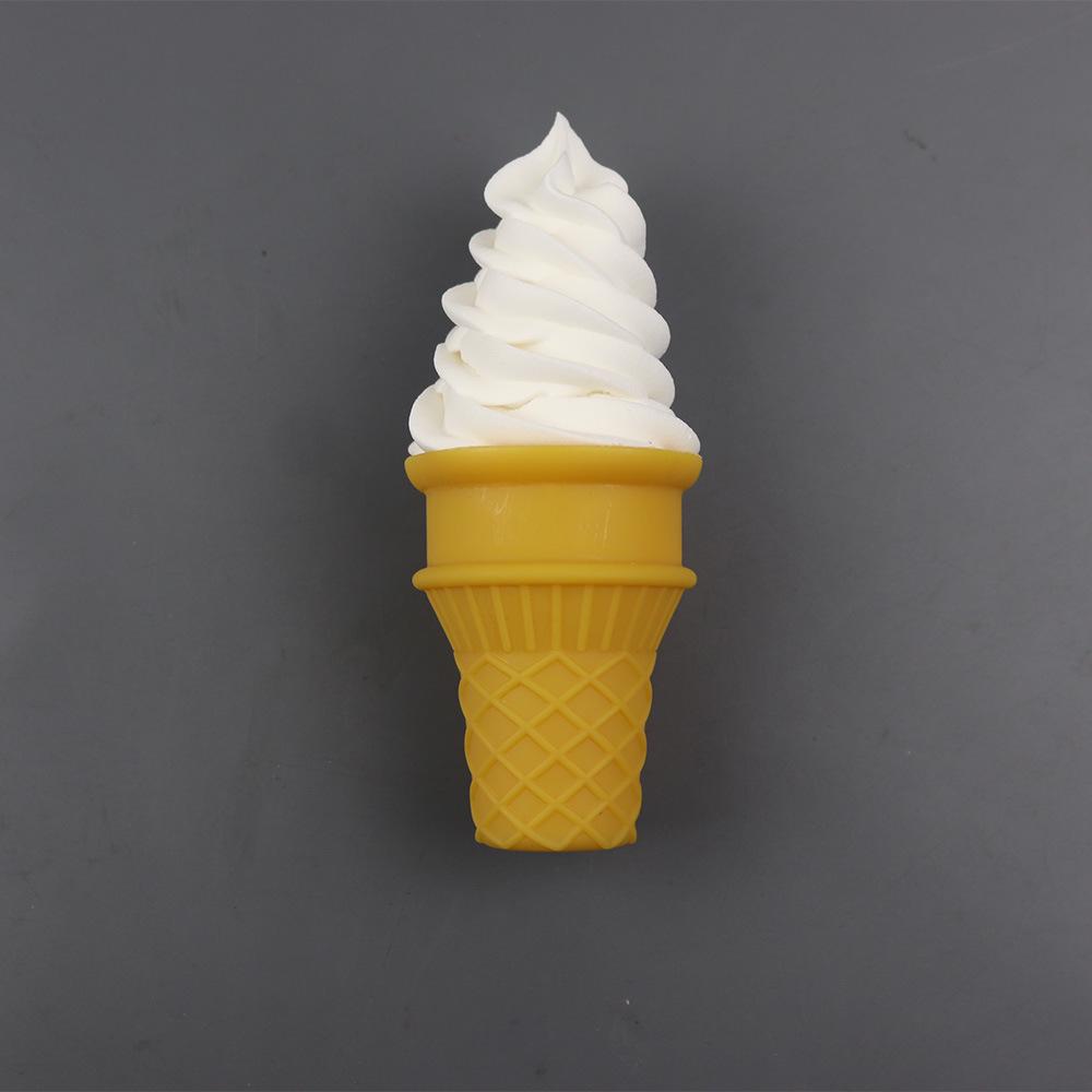 Simulation Ice Cream Cone Magnet Dessert Toy Model for Shop Display Decoration