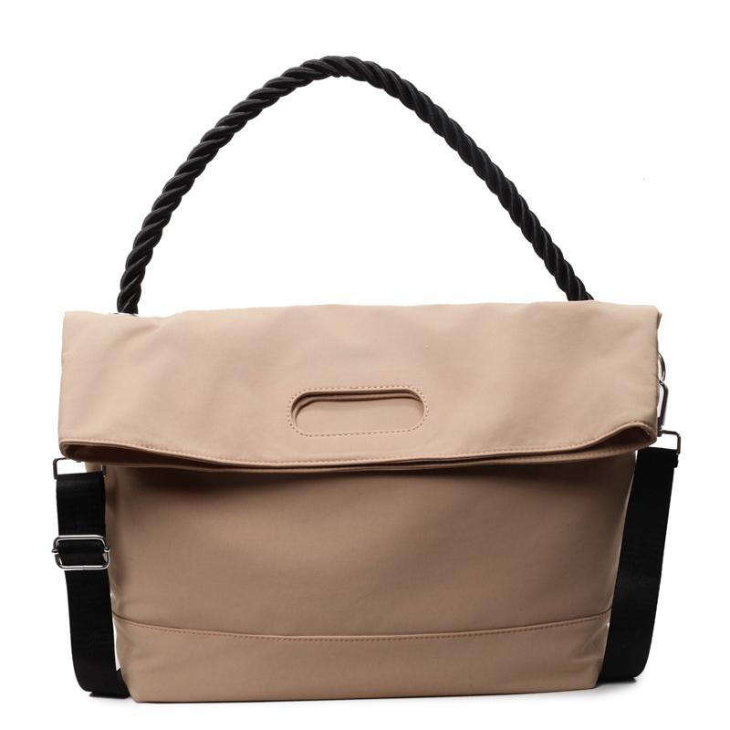 Large Capacity Nylon Shoulder Bags Women Fluorescent Green Casual Totes Korea Cloth Packages Classic Vintage Handbags