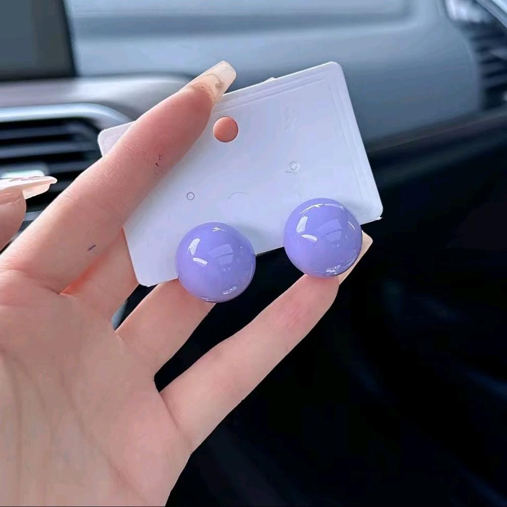 Dopamine candy beanie stud earrings summer simple earrings ins sweet earrings