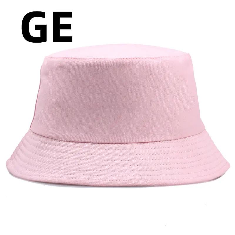 Fashion Summer Reversible Bucket Hat Woman Man Outdoor Sports Sun Beach Fisherman Cap Unisex Adult Daily Solid Visor Panama Hat