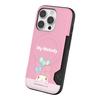 Magnetische Schutzhülle für iPhone 17 Pro Max mit Kartenschlitz - Hello Kitty & Kuromi