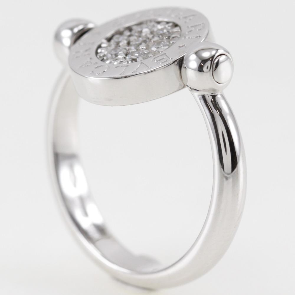 BVLGARI Lapis Ring K18 white gold/lapis lazuli #4.9(US Size) 6g Women Used