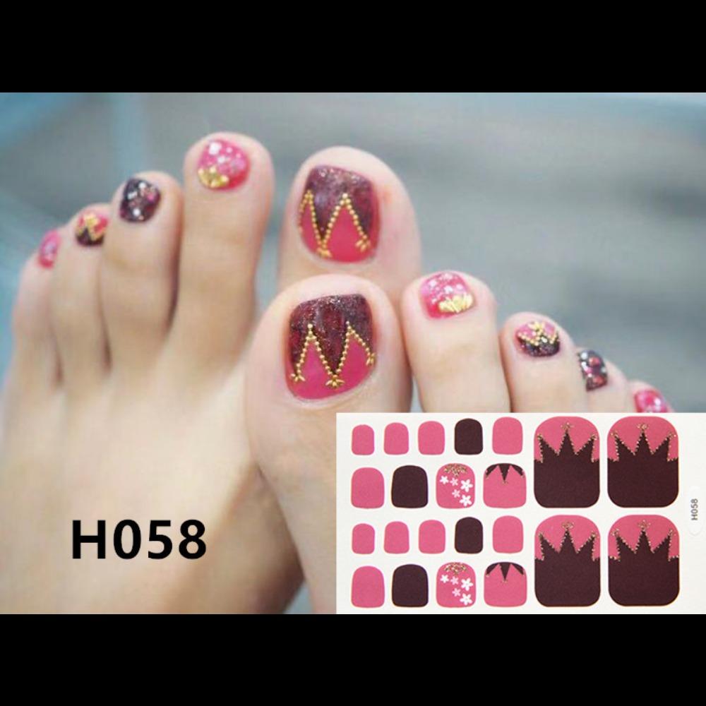 Fake Nails Toenail Sticker 3D Imitation Diamond Manicure Patch Waterproof and Long-lasting Whitening Toenail Sticker Wholesale