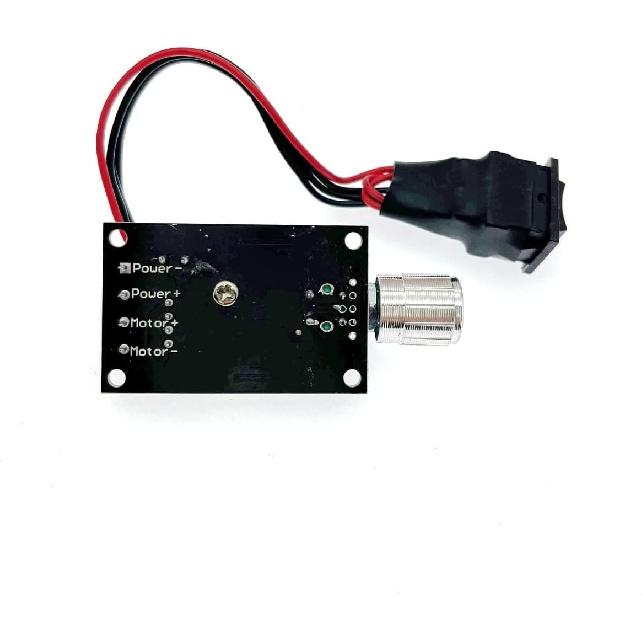JZK PWM DC Motor Speed Controller Reversible with Switch, 3A 6V 24V 12V PWM Motor Controller with Speed-control Switch, 1203BB DC Voltage Regulator