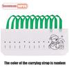10-40PCS Kids Christmas Diy Painting Tote Bag Cartoon Coloring Reusable Craft Gift Bag Holiday Party Supplies Home Decoration