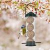1pc Bird Feeder Hanging Outdoor Dark Green Iron Mesh Stainless Steel Hummingbird Pet Feeding Tool