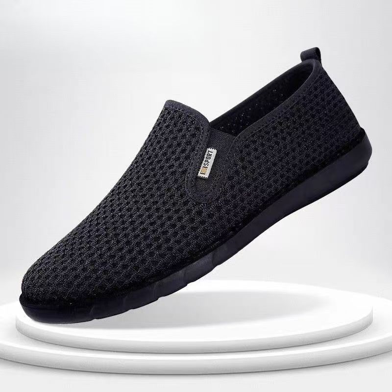 Mesh Shoes Men's Summer Beanie Shoes Walking Comfortable Breathable Lightweight Men's Shoes