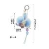Beads Floral Key Chain Colorful Bag Pendant Lovely Flower Keychain  Kids
