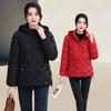 Down Padded Jacket Women's Mid-length Winter Fashion Plus Size Warm Padded Jacket Temperament Thick Padded Jacket