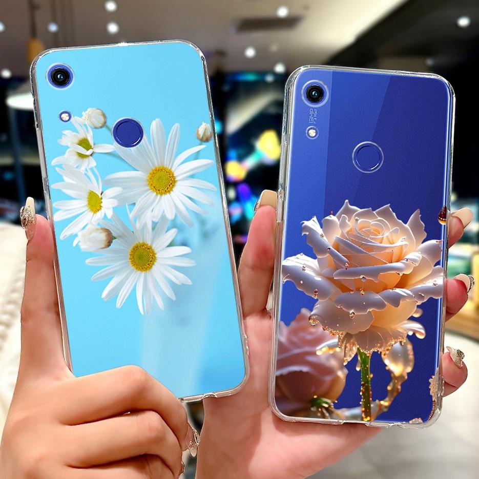 For Huawei Honor 8A Prime Case JAT-LX1 Cute Cat Butterfly Painted Cover Soft Silicone Case For Honor 8C 8X Honor8C Honor8X Shell