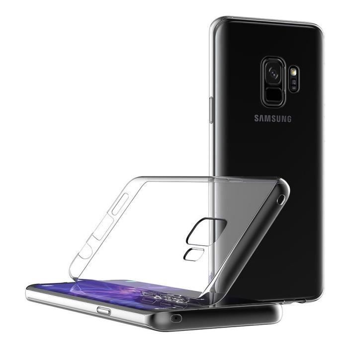 Transparent TPU Gel Case for Samsung Galaxy S9 PLUS - Cover Case Protection Soft Silicone Ultra Thin Fine Phonillico®
