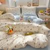 Class A Double-Layer Gauze, Cotton, Pure Cotton, Fresh Floral Bedding, Bed Hat, Quilt Cover, Dormitory Students