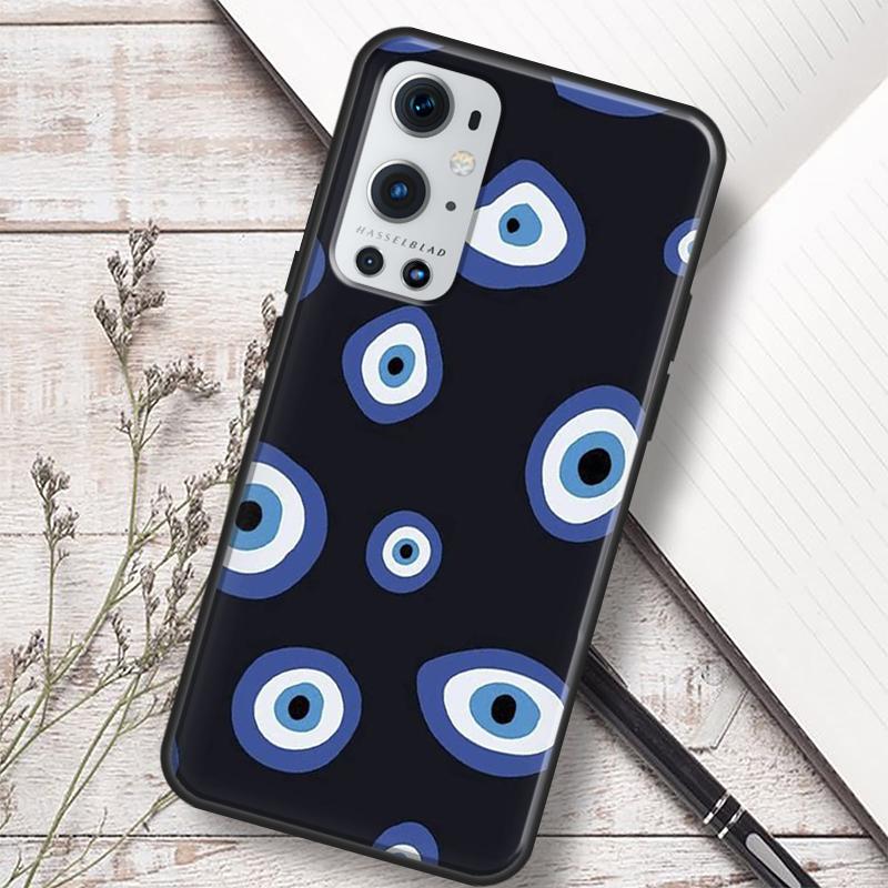 Lucky Eye Blue Evil Eye Print For Realme 10 11 Pro Plus GT Neo 5 2T C55 C35 C33 C31 C30 C21Y OnePlus Nord 3 CE 2 Lite Case