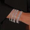 Bridal Versatile Korean Version Super Flash Full Diamond Elastic Bracelet Bracelet