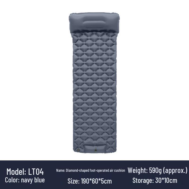 Ultralight Foot Pump Inflatable Camping Sleeping Pad