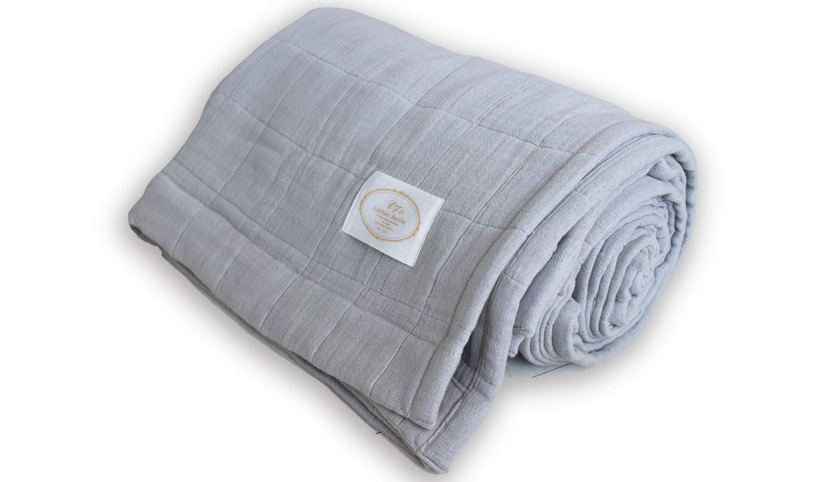 

Хлопковая марля Feuille Мягкая и объемная марля для Сделано в Японии с качеством, которого вы ожидаете от мастера [9-слойное одеяло] комфорт круглый год. ткач.