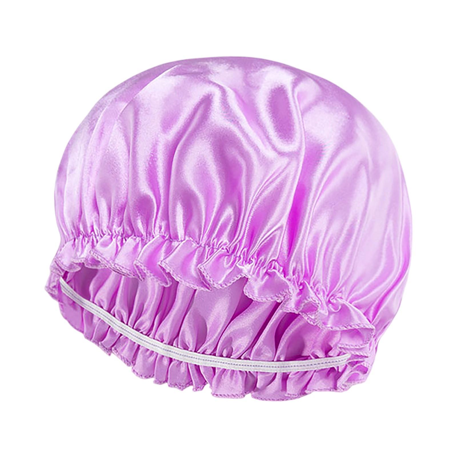 

Женская модная одноцветная жестяная шапочка для волос, домашняя уборка, шапочка для душа, месяц химиотерапии, платок One Size