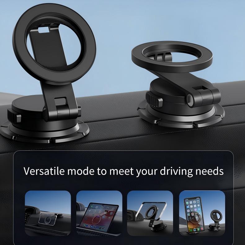 Amz Top Sales Upgrade Portable Folding Phone Stand Holder 360 Degree Adjustable Magnetic Base for Car Use