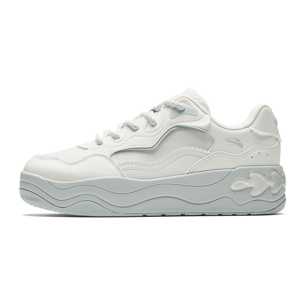 Anta Seaweed 3.0 Skateboard Shoes Women's White Gray 922628011-2