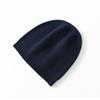 % Pure Wool Knitted Hat Autumn and Winter Warm Solid Color Cold Hat Men's and Women's Versatile Dome Hat Ear Protector Head Wool Hat