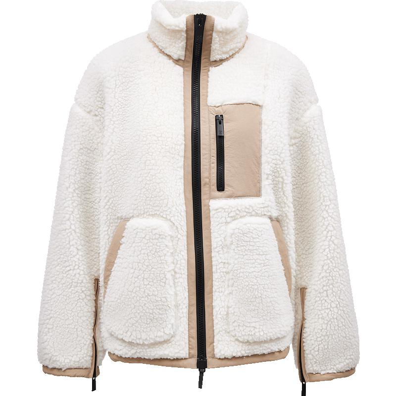 

ONLY Women s Contrast Stand Collar Cotton Jacket 155/76A/XS