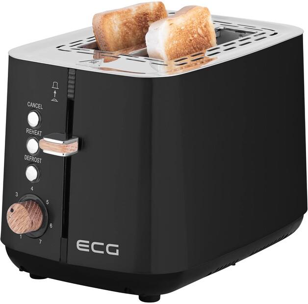 Тостер ECG ST 2768 timber black