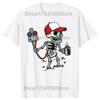 Totenkopf HVAC Rest Fun Bedrucktes T-Shirt Herren Sommer 100% Baumwolle Atmungsaktives T-Shirt Neuheit Lässiger Stil Rundhals Kurzarm Top