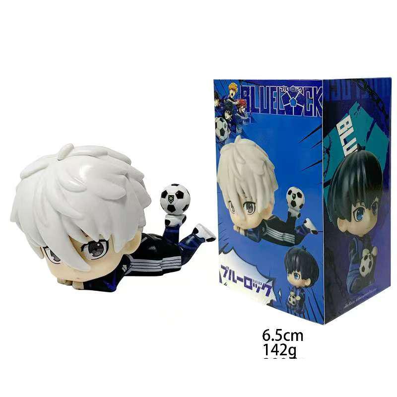 New 8.5cm Megahouse Blue Lock Nagi Seishiro GEM Anime Figure PVC Cute Table Decoration Model Toys Kids Christma