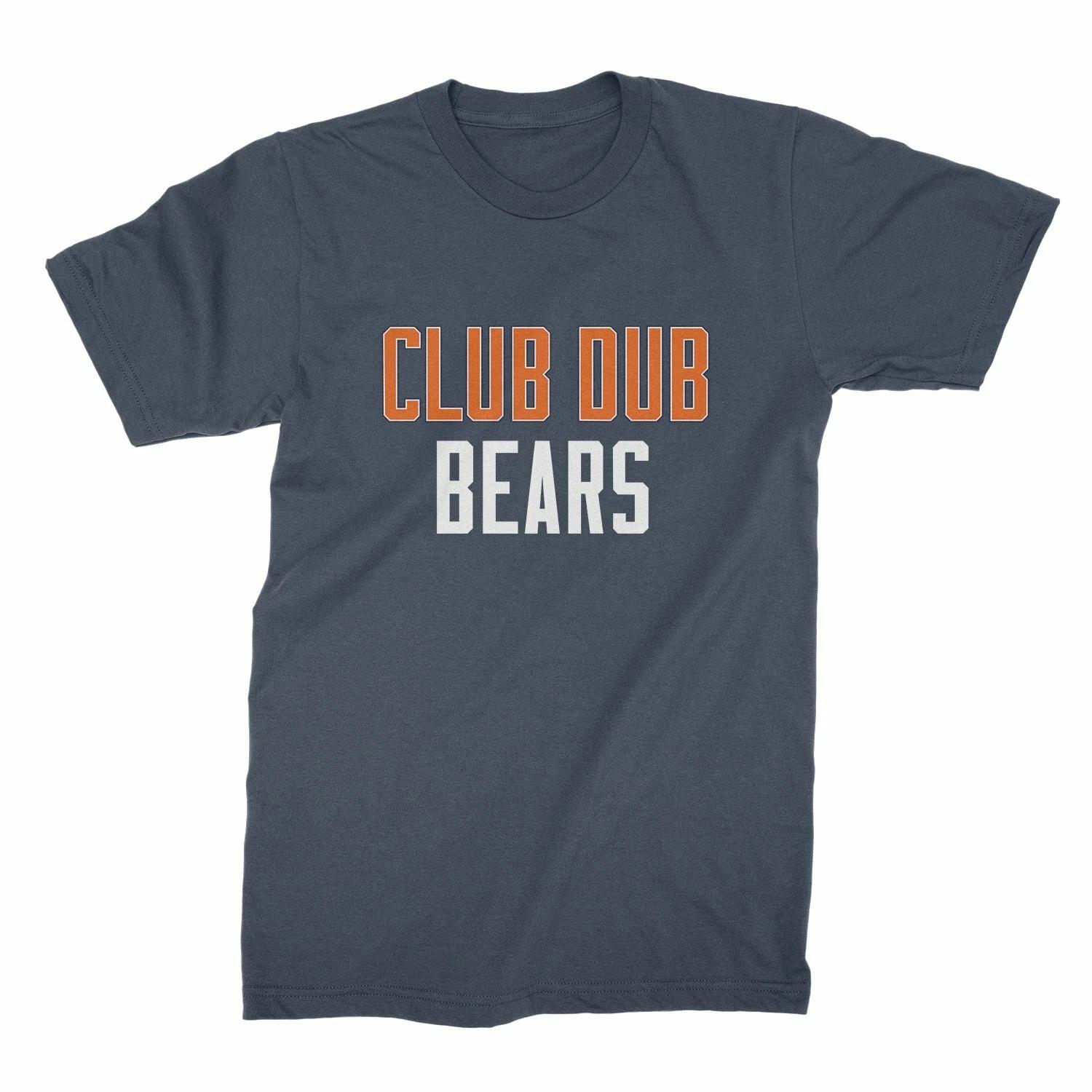 Club Dub Bears T Shirt Chicago Football Shirt XL