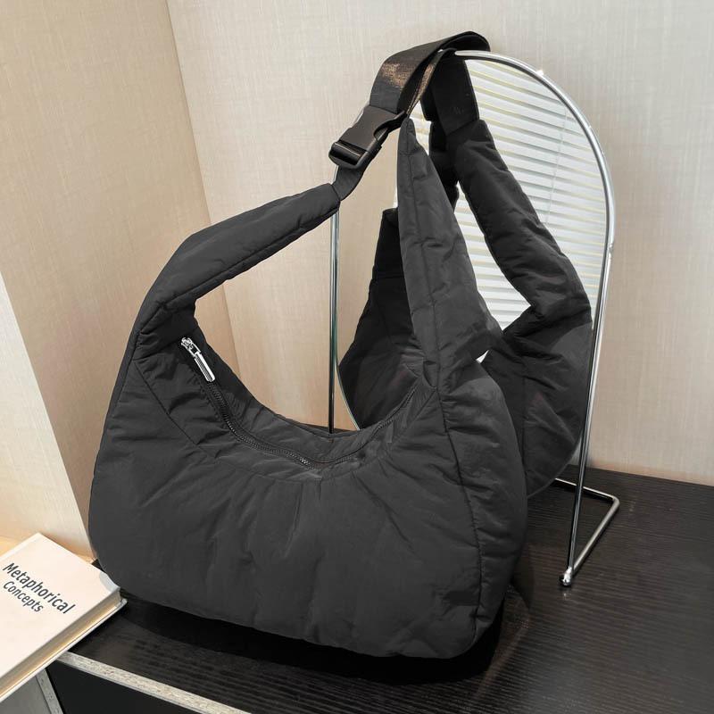 New Nylon Moon Bag, Simple, Lightweight and Large Capacity.