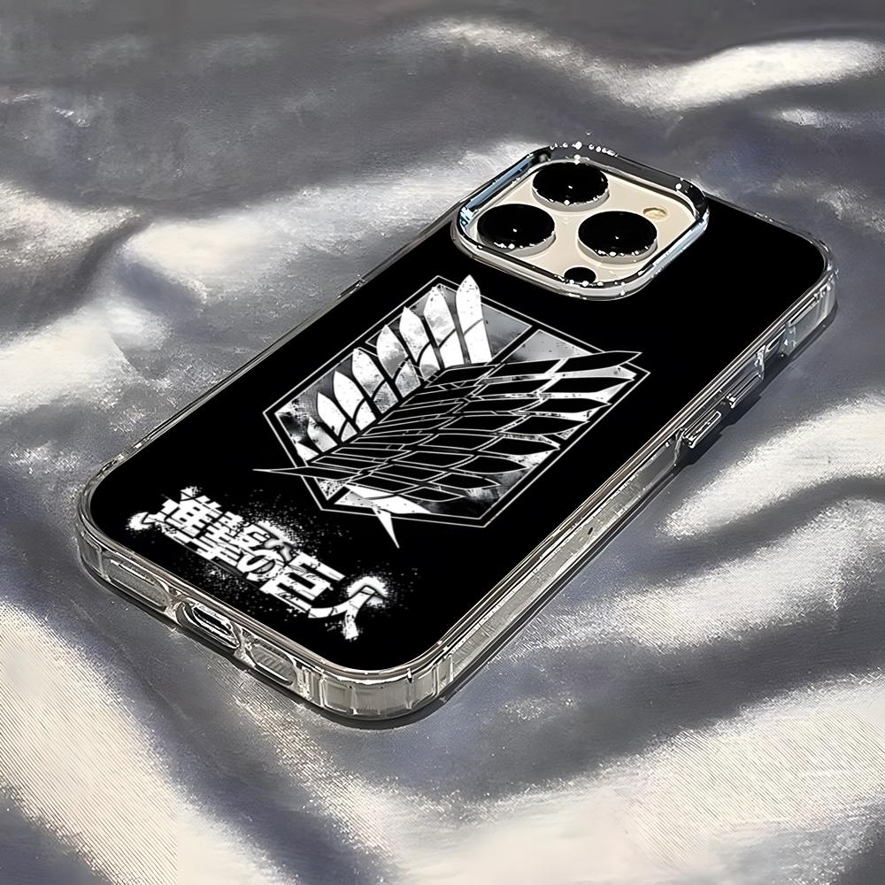 Attack On Titan Phone Case For IPhone 17 Pro Max 16 15 14 Pro Max IPhone 13 Pro Max 11 Plus Transparent Cover