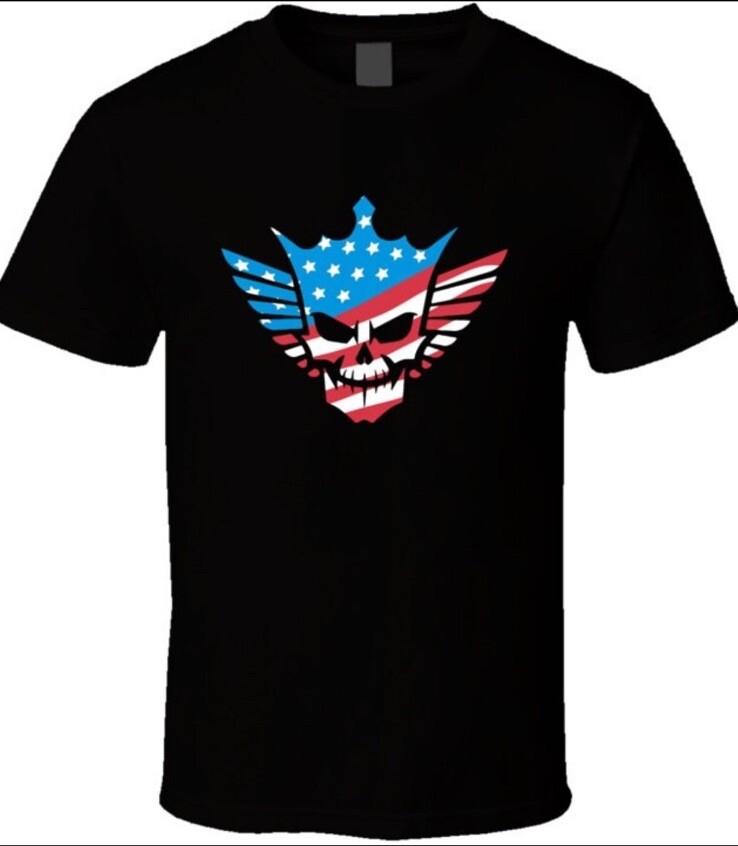 Cody Rhodes American Nightmare Skull Wrestling Fan T Shirt Medium Unisex S разноцветный