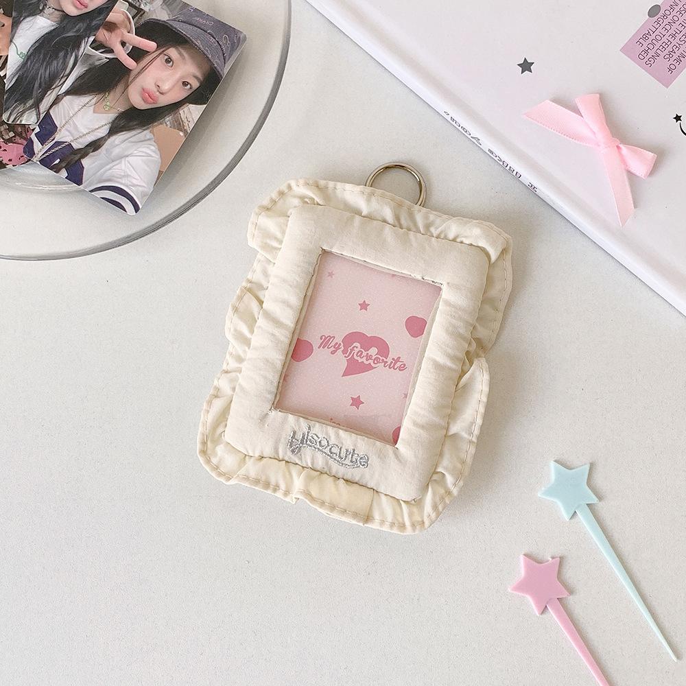 With Keychain Photo Photocard Frame Decoration Idol Card Display Protector  Student Friends