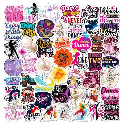 50 Tanz-Sticker Inspirierendes Ballett Tanzmädchen Ins Wind Tanzmädchen Mädchen Handkonto