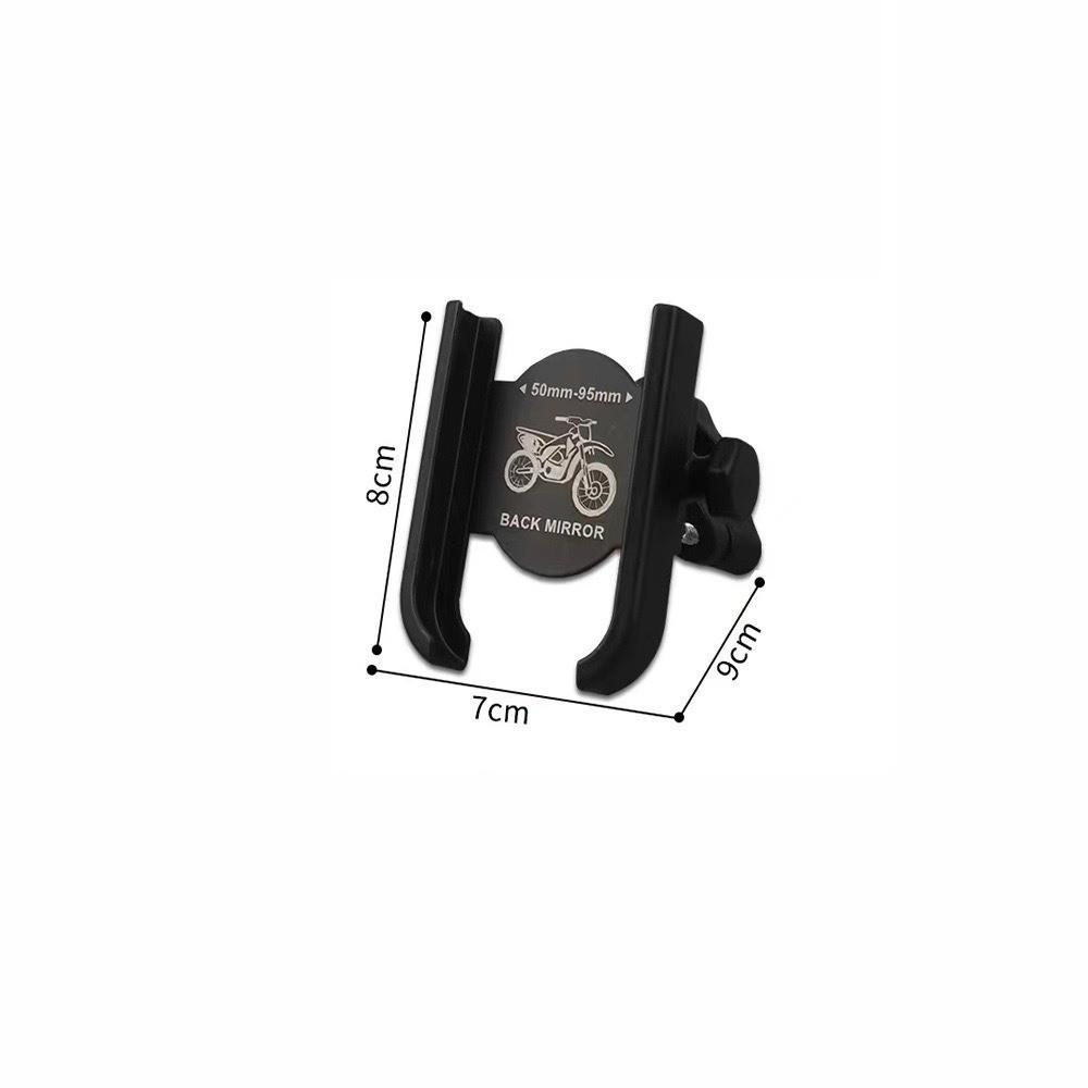 Aluminum Alloy Phone Holder for Bikes, Scooters, and Motorcycles