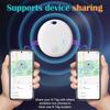Android Air Tracker Tag Bluetooth Smart Tags Works with Google Find Hub App Locator Device Item Finder for Keys Luggage Backpack
