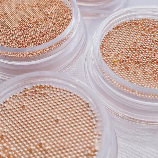 1 Box Exquisite Nail Easy Decorations Sturdy Manicure Paste Beautiful Trendy DIY Metal Steel Bead