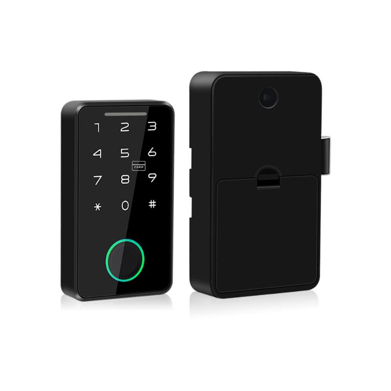 1 Stück Unterstützung Tuya App Smart Fingerabdruck Ohne Bohren Cam Lock Schrank Schloss Tür Schublade Aktenschrank Post Briefkasten Möbel Spind